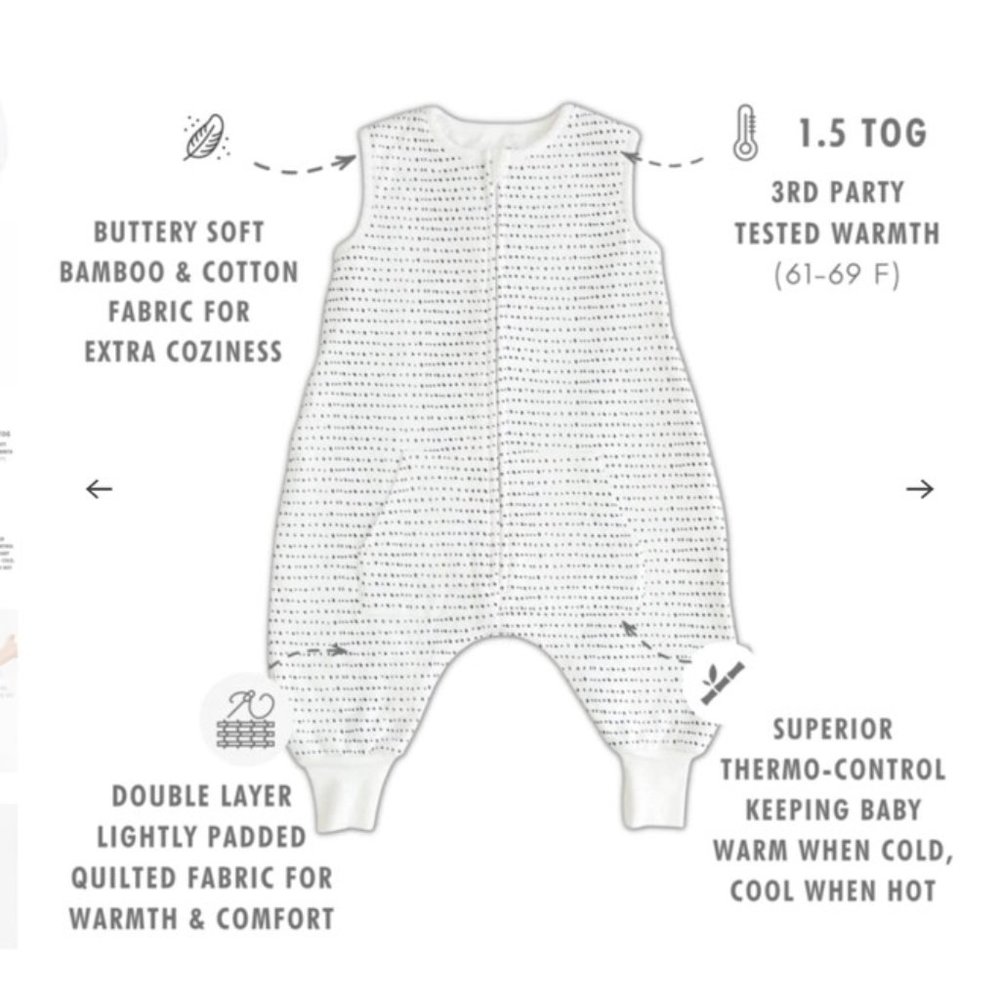 Tealbee Toddler Sleep Sack 2T-3T